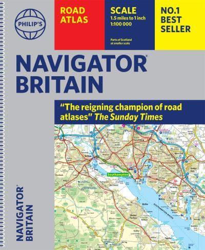 Online bestellen: Wegenatlas Navigator Britain - Engeland en Schotland 1:100.000 | Philip's Maps