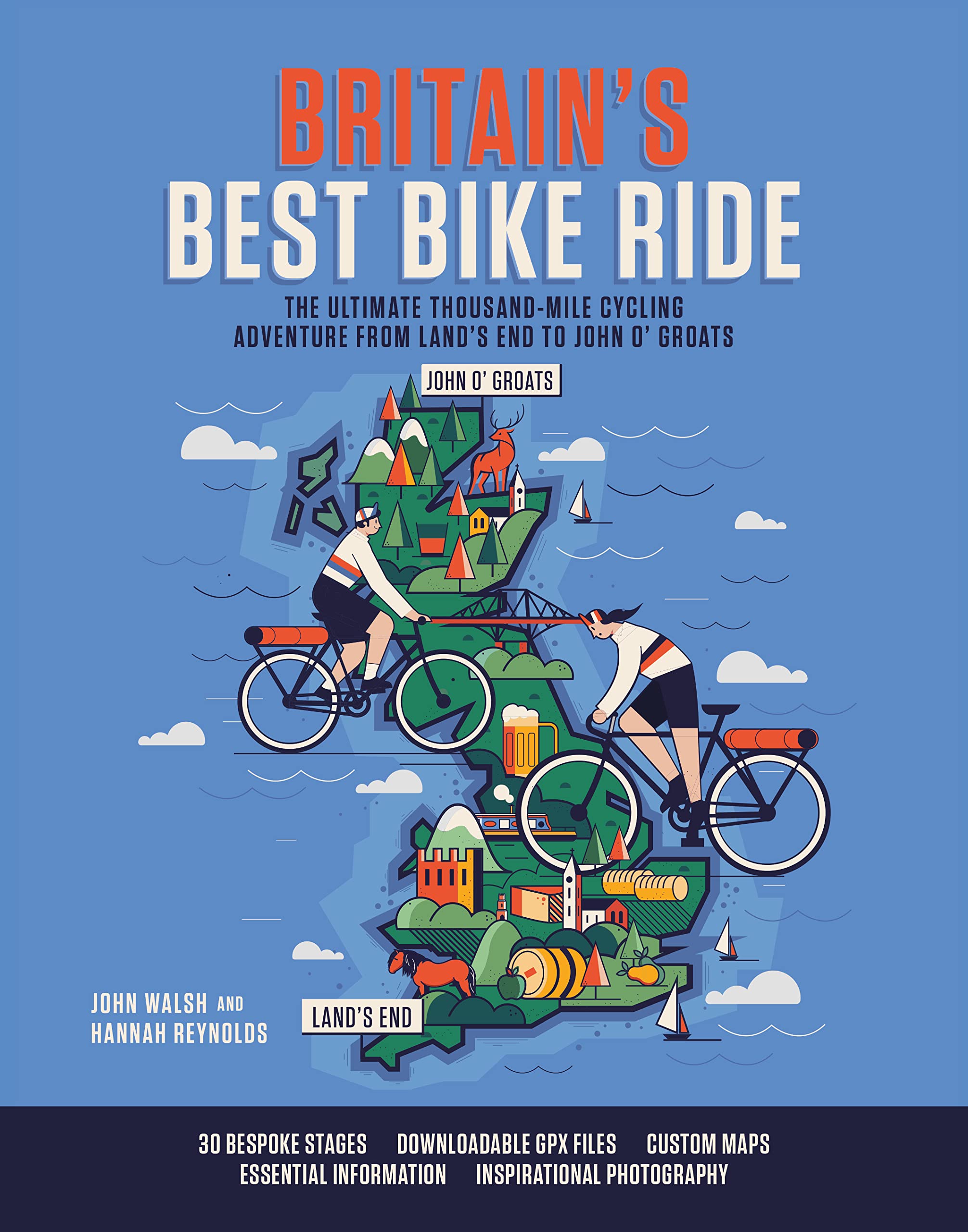 Online bestellen: Fietsgids Britain's Best Bike Ride from Land's End to John o' Groats | Inspiring Adventure