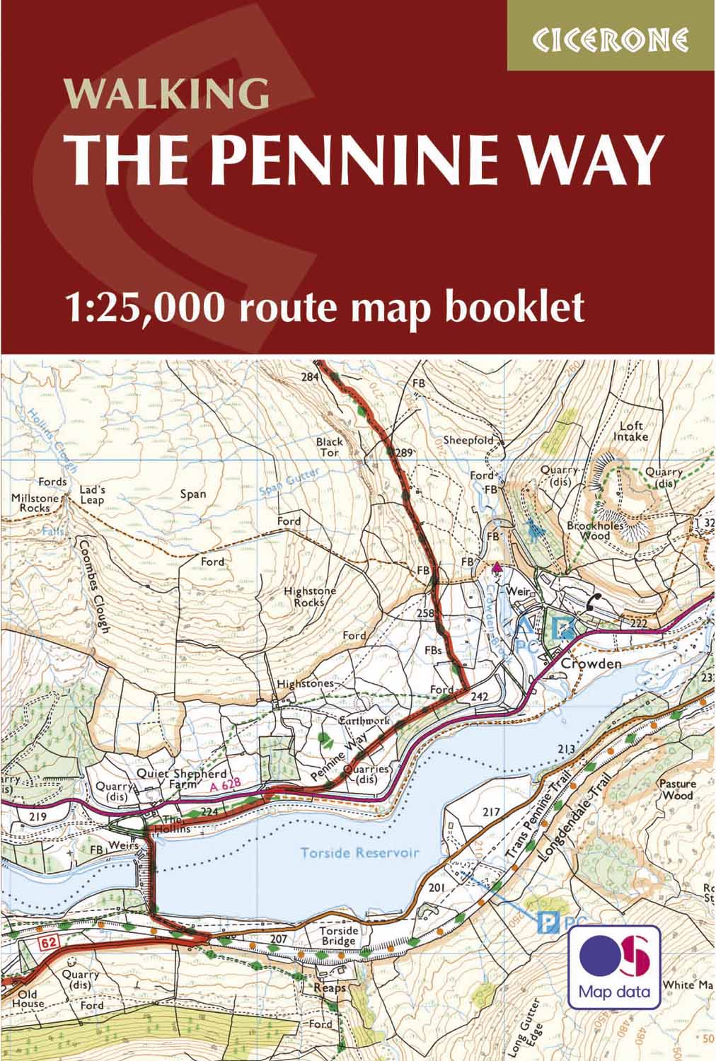 Wandelatlas Pennine Way Map Booklet…