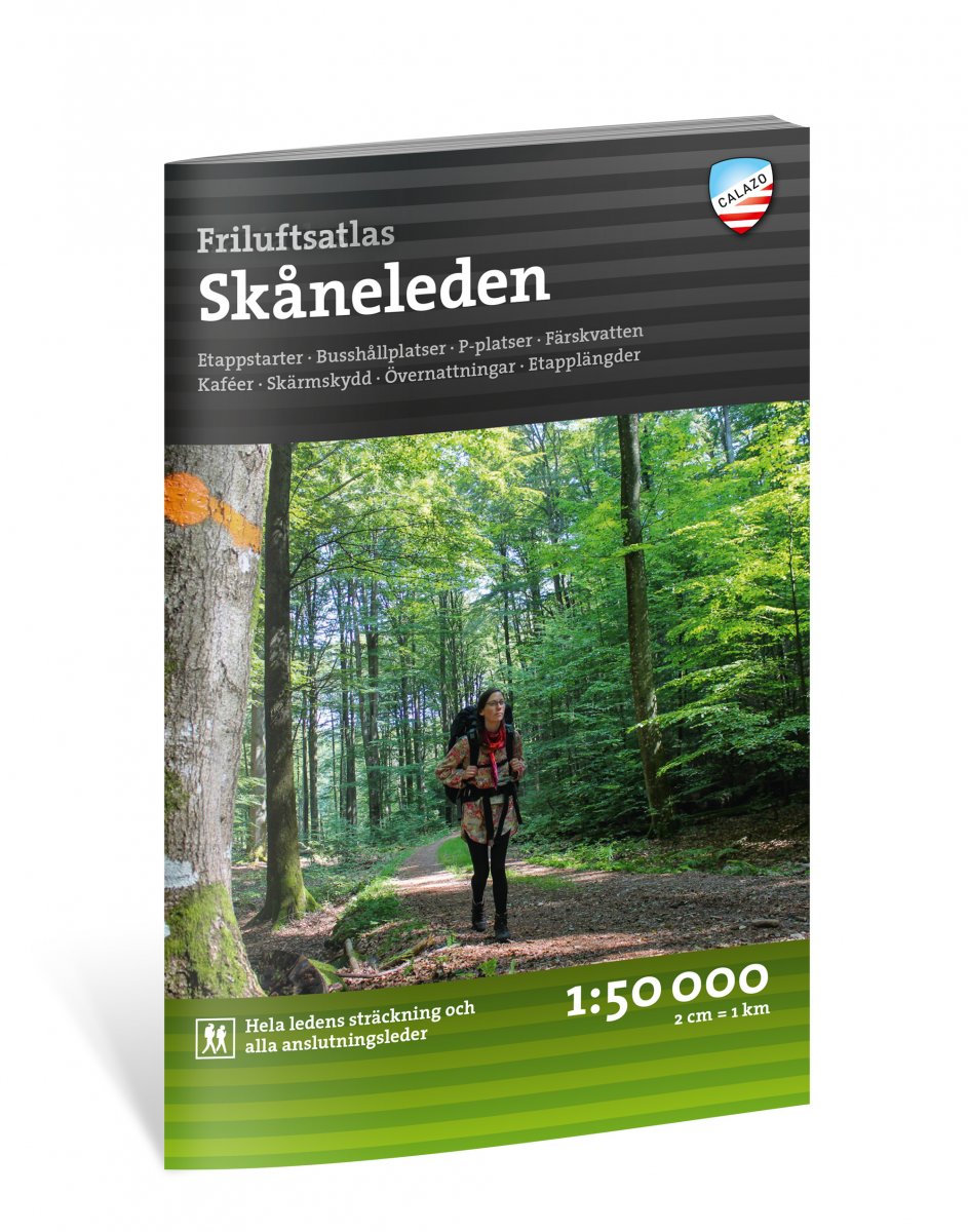 Online bestellen: Wandelatlas Friluftsatlas Skåneleden - Skaneleden | Calazo