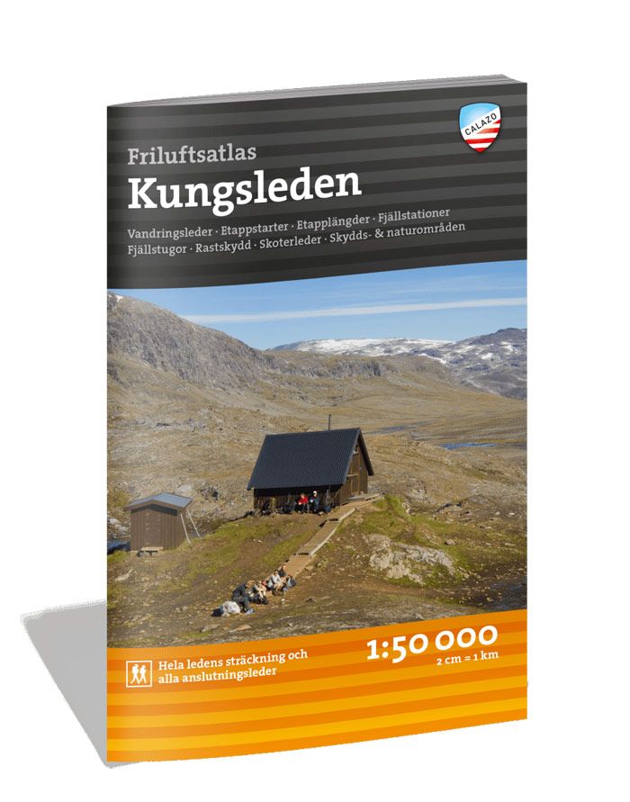 Online bestellen: Wandelatlas Friluftsatlas Kungsleden | Calazo