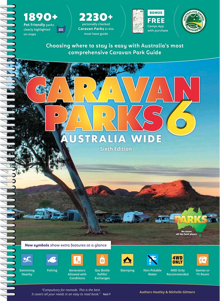 Online bestellen: Campinggids Caravan Parks 6 Spiral (A4) | Camps Australia Wide