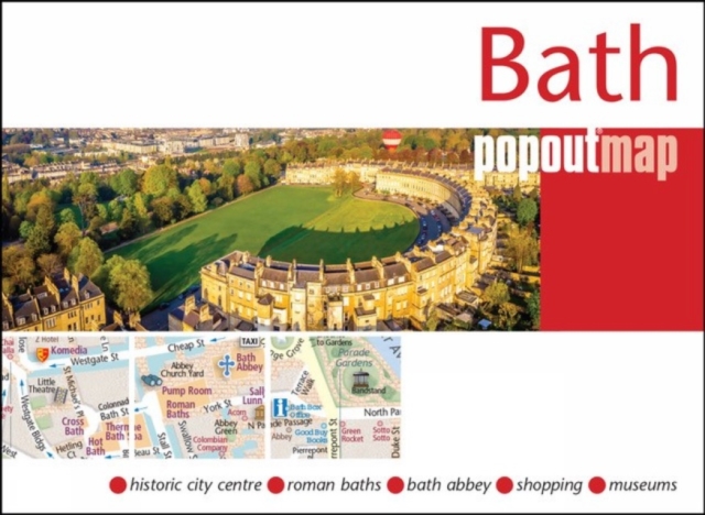 Online bestellen: Stadsplattegrond Popout Map Bath | Compass Maps