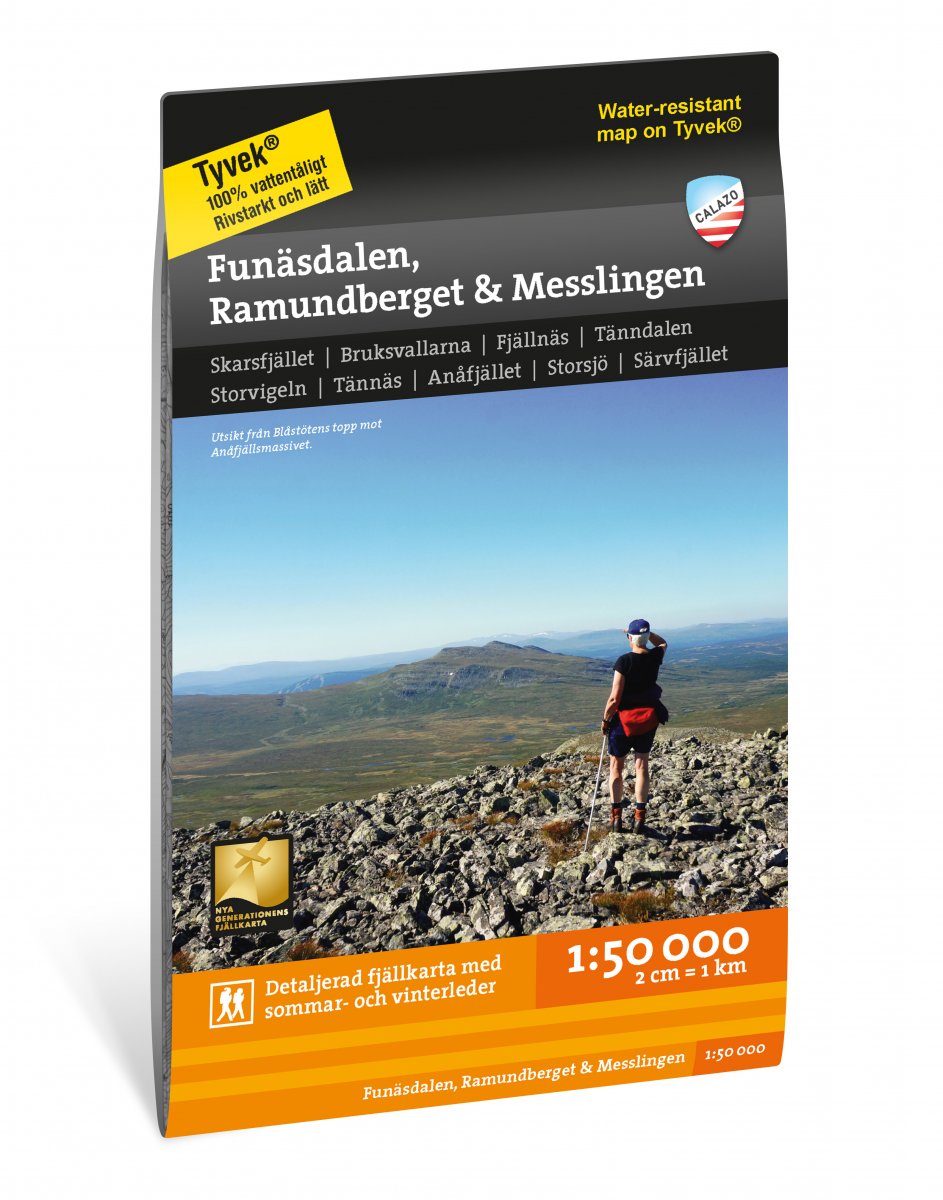 Online bestellen: Wandelkaart Fjällkartor 1:50.000 Funäsdalen - Ramundberget - Messlingen | Calazo