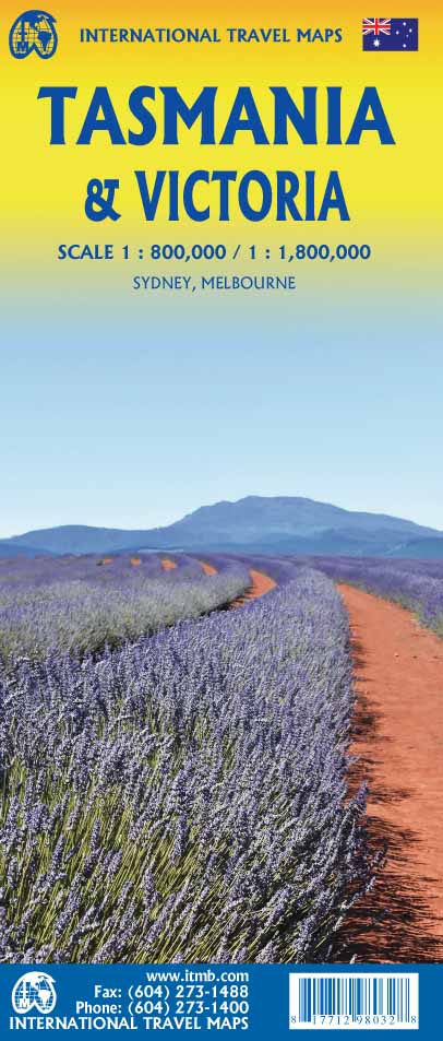 Wegenkaart - landkaart Tasmania…