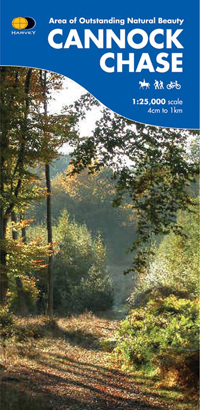 Wandelkaart Cannock Chase | Harvey…