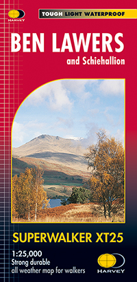 Wandelkaart Ben Lawers & Schieh…