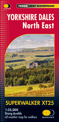 Wandelkaart Yorkshire Dales Noord-O…