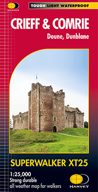 Wandelkaart Crieff & Comrie, Do…