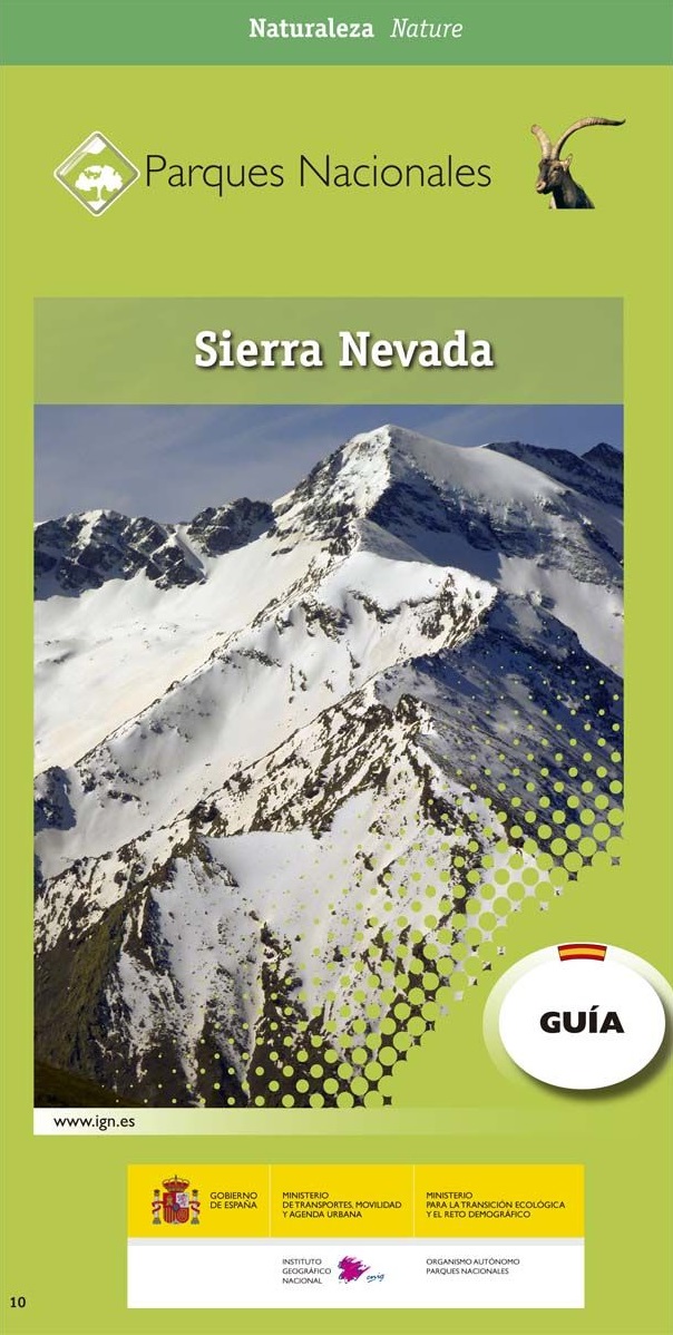 Online bestellen: Wandelkaart Parques Nacionales Sierra Nevada | CNIG - Instituto Geográfico Nacional
