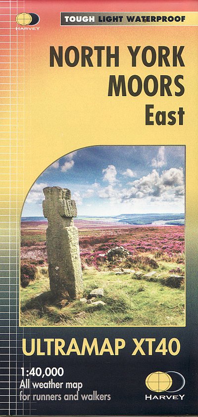 Online bestellen: Wandelkaart North York Moors Oost | Harvey Maps