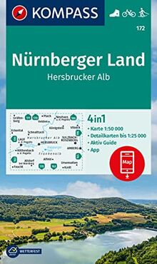 Online bestellen: Wandelkaart 172 Nürnberger Land | Kompass