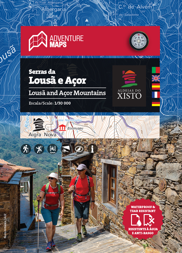 Online bestellen: Wandelkaart Serras da Lousa e Acor | Adventure MAPS
