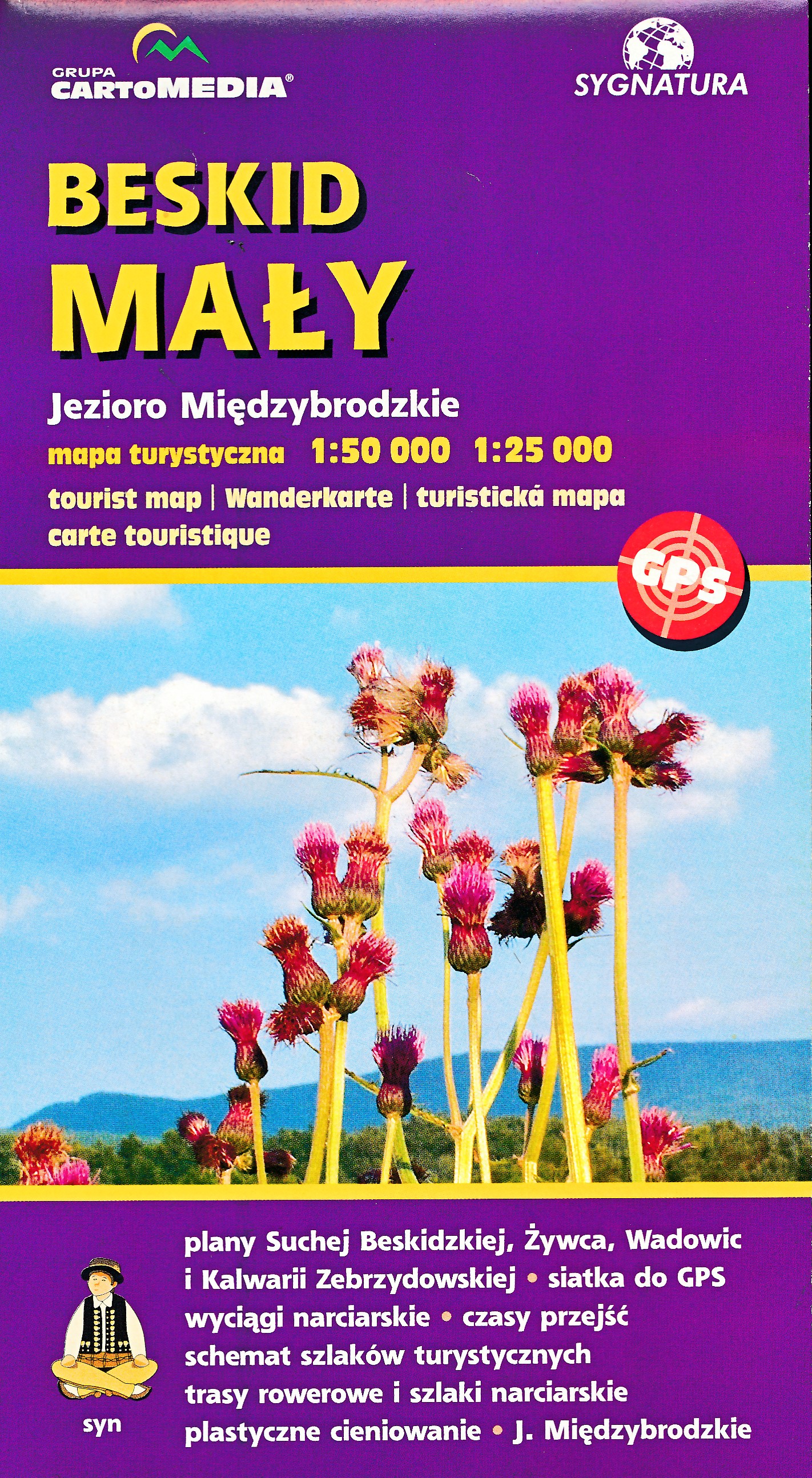 Online bestellen: Wandelkaart Beskid Maly - Jezioro Międzybrodzkie | Sygnatura