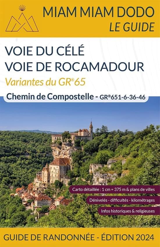 Online bestellen: Wandelgids - Pelgrimsroute Miam Miam Dodo Variantes Rocamadour-Célé | Les Editions du Vieux Crayon