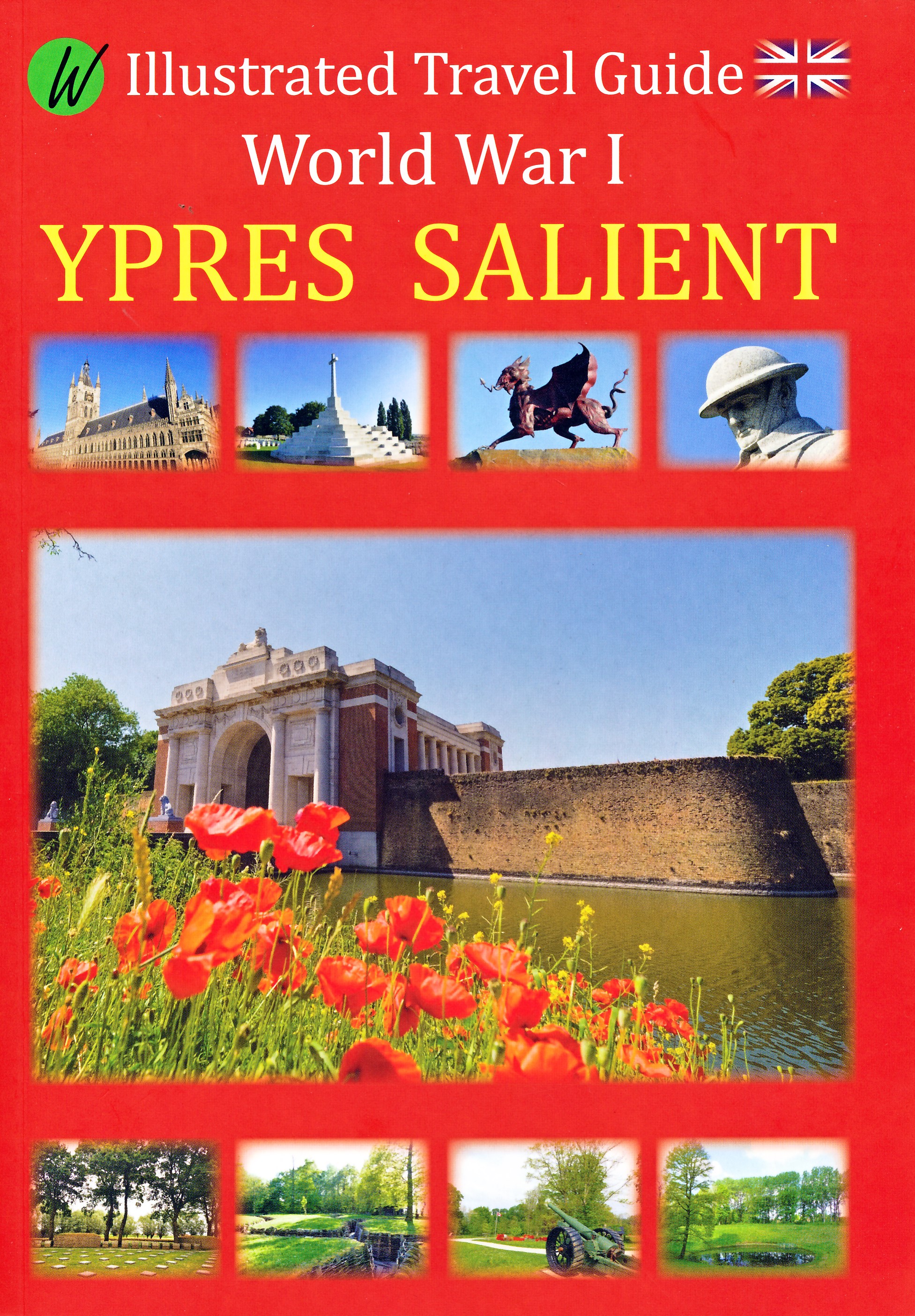 Online bestellen: Reisgids Ypres Salient - Ieper en omgeving | War travel