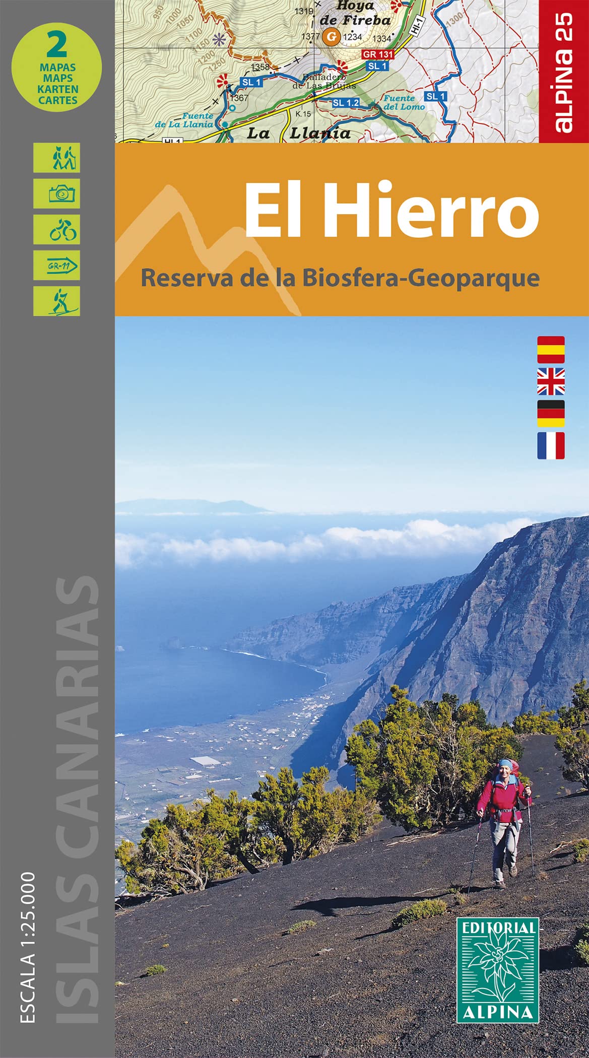 Online bestellen: Wandelkaart El Hierro | Editorial Alpina