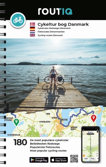 Online bestellen: Fietsatlas Fietsrouteboek Denemarken - Cykeltur bog Danmark | Falk