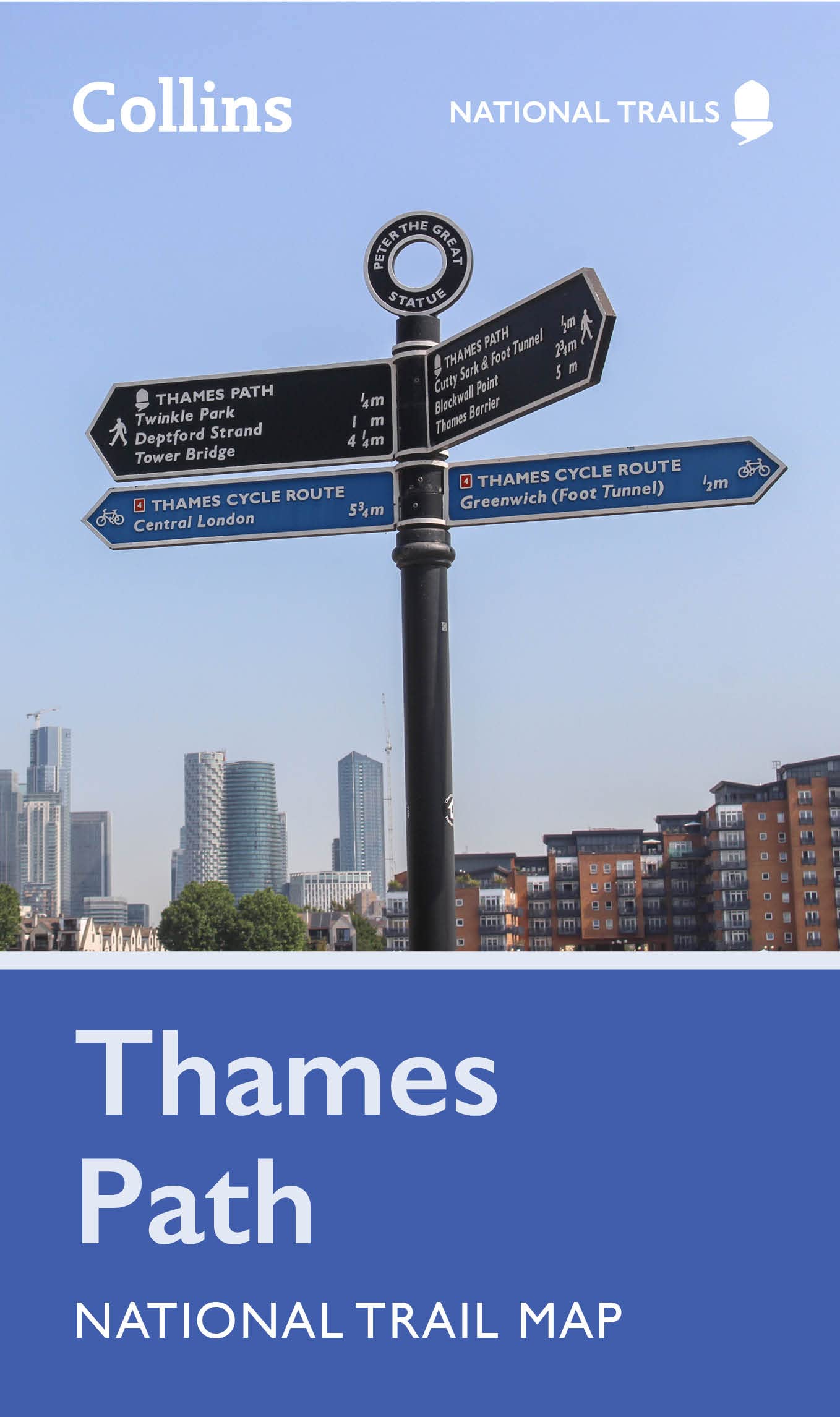 Online bestellen: Wandelkaart National Trail Map Thames Path | Collins