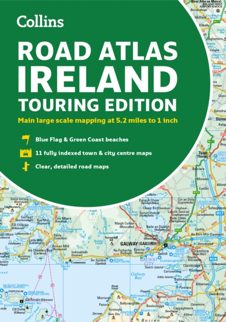 Online bestellen: Wegenatlas Road Atlas Ireland | Collins
