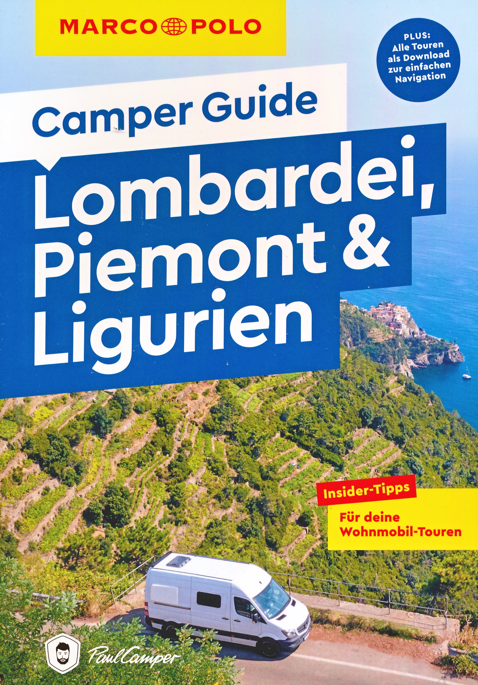 Online bestellen: Campergids Camper Guide Lombardei, Piemont & Ligurien - Lombardije | Marco Polo