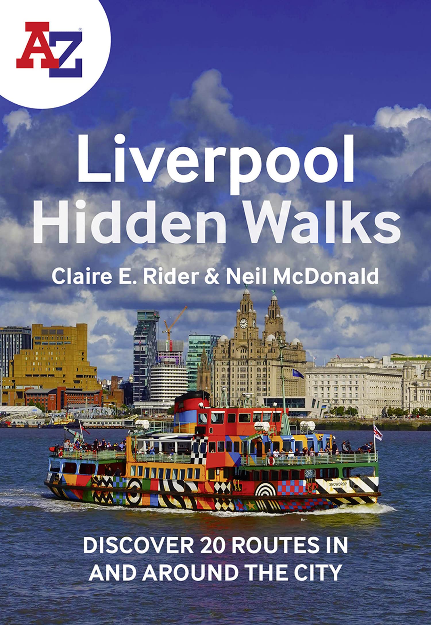 Online bestellen: Wandelgids Liverpool Hidden Walks | A-Z Map Company