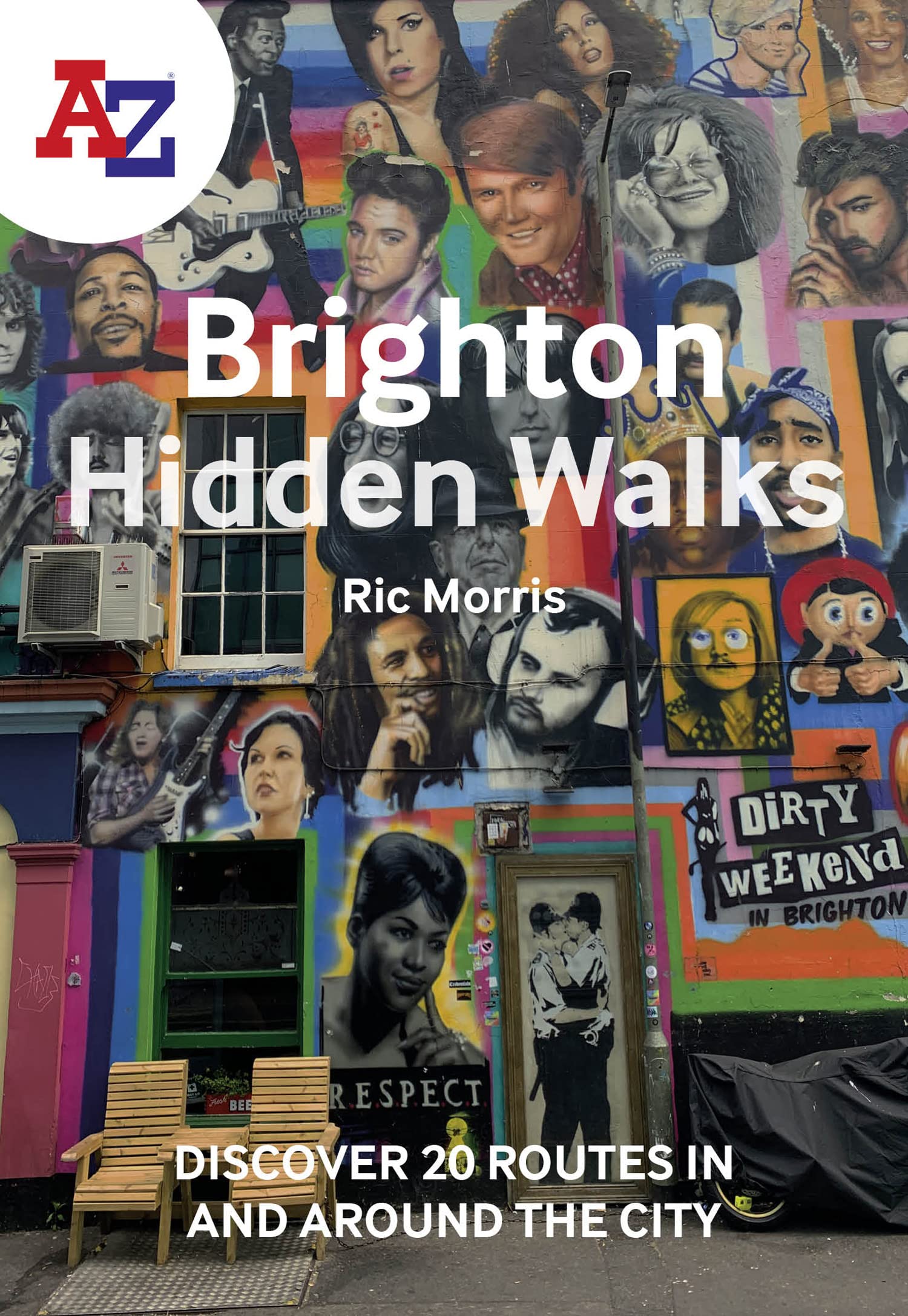 Online bestellen: Wandelgids Brighton Hidden Walks | A-Z Map Company