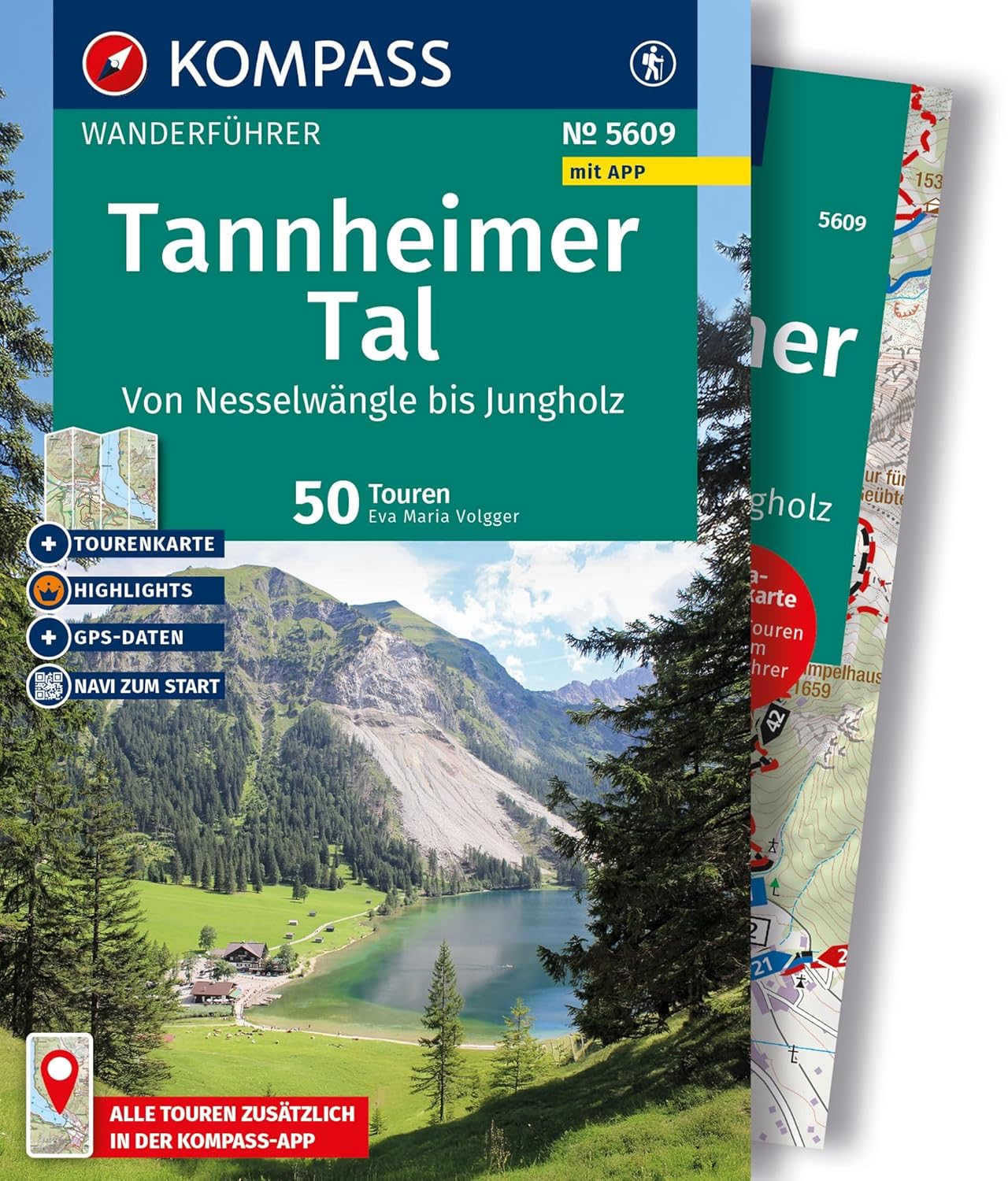 Wandelgids 5609 Kompass Wanderführer Tannheimer Tal | Kompass