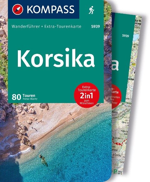 Online bestellen: Wandelgids 5939 Wanderführer Korsika | Kompass