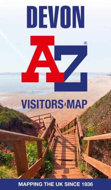 Online bestellen: Wegenkaart - landkaart Visitors map Devon | A-Z Map Company