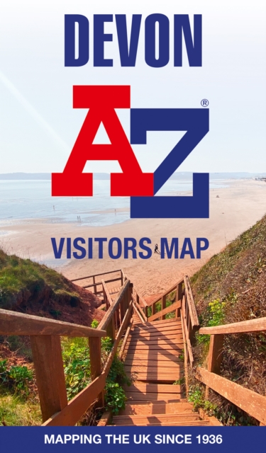 Wegenkaart - landkaart Visitors map Devon | A-Z Map Company