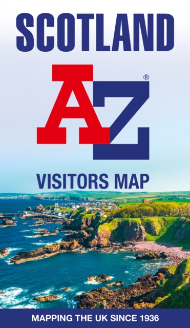Online bestellen: Wegenkaart - landkaart Visitors map Scotland - Schotland | A-Z Map Company