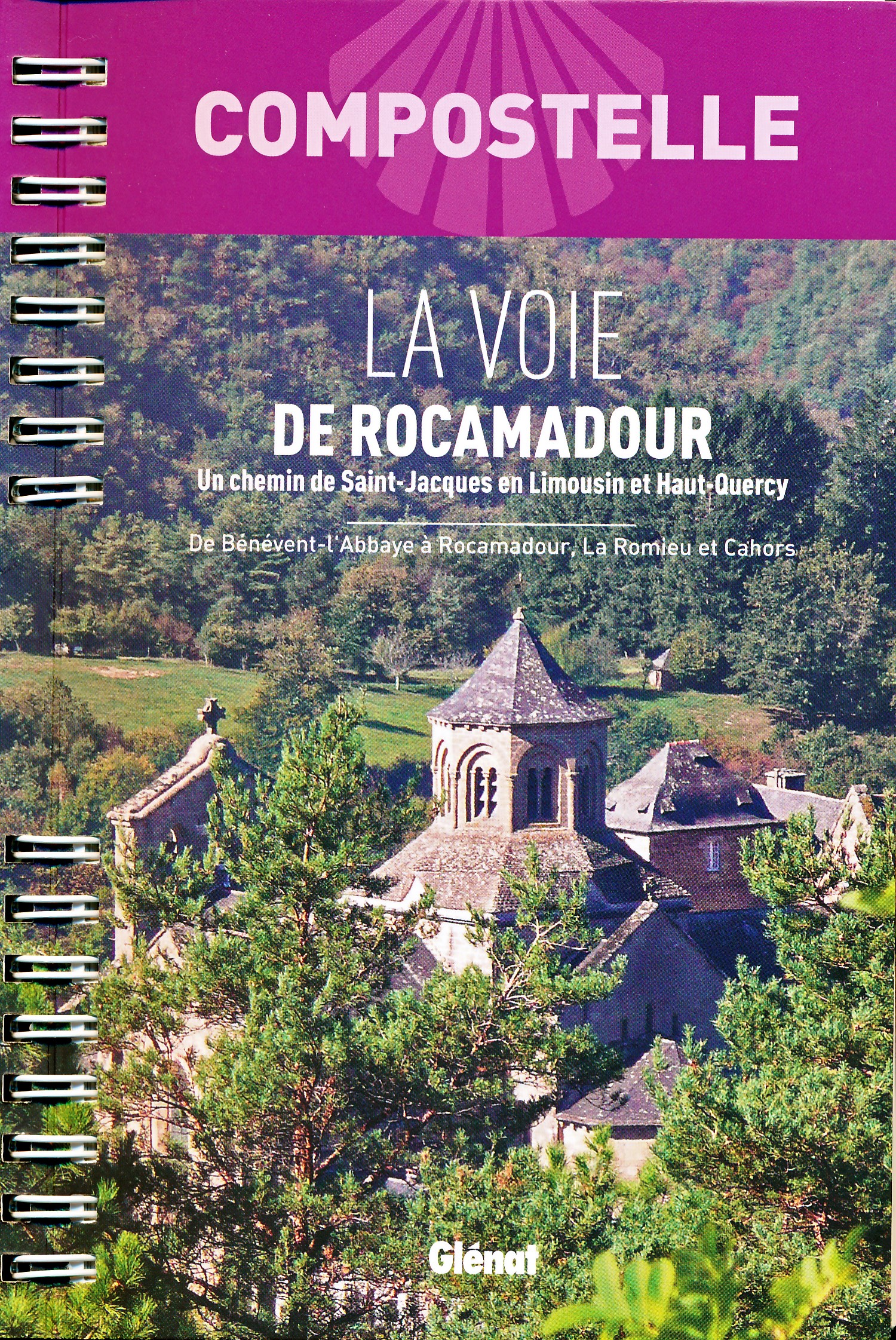 Online bestellen: Wandelgids - Pelgrimsroute Compostelle La Voie de Rocamadour | Glenat