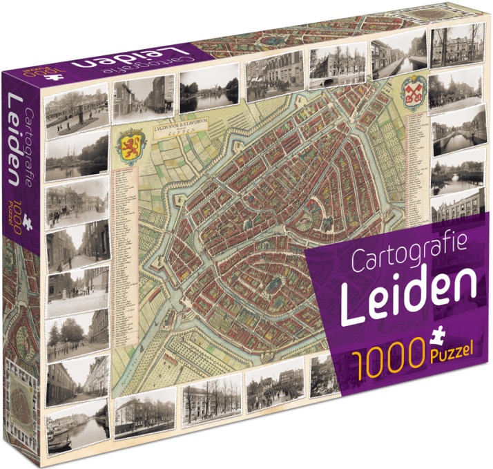 Online bestellen: Legpuzzel Cartografie Leiden | Tucker's Fun Factory