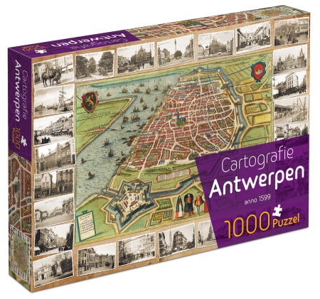 Online bestellen: Legpuzzel Cartografie Antwerpen | Tucker's Fun Factory