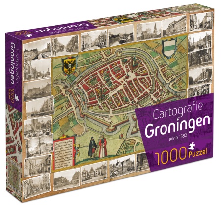 Online bestellen: Legpuzzel Cartografie Groningen | Tucker's Fun Factory