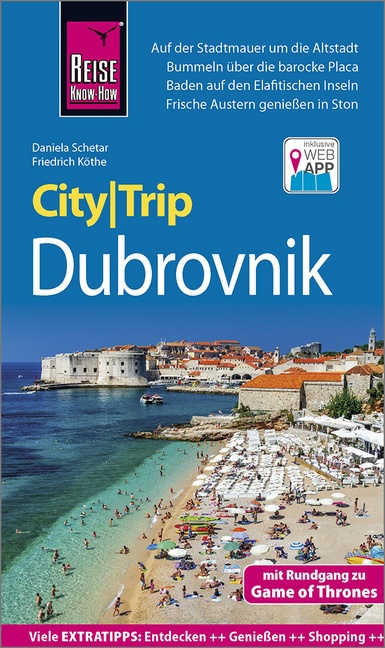 Online bestellen: Opruiming - Reisgids CityTrip Dubrovnik (mit Rundgang zu Game of Thrones) | Reise Know-How Verlag