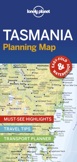 Online bestellen: Wegenkaart - landkaart Planning Map Tasmania | Lonely Planet