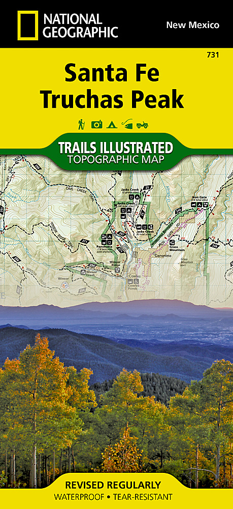 Online bestellen: Wandelkaart 731 Santa Fe, Truchas Peak | National Geographic
