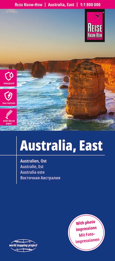 Online bestellen: Wegenkaart - landkaart Australië Oost- Australien Ost | Reise Know-How Verlag