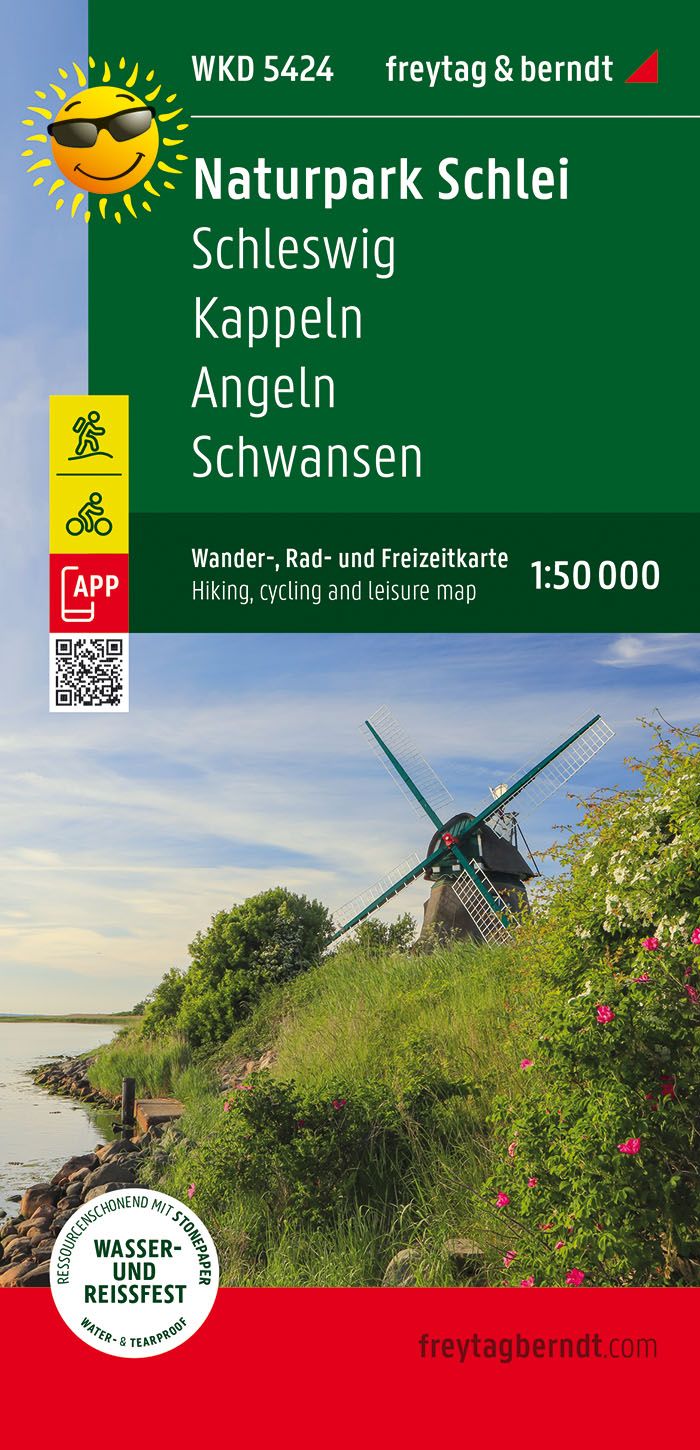 Online bestellen: Wandelkaart - Fietskaart Naturpark Schlei | Freytag & Berndt