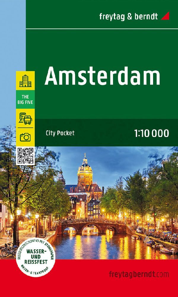 Online bestellen: Stadsplattegrond City Pocket Amsterdam | Freytag & Berndt