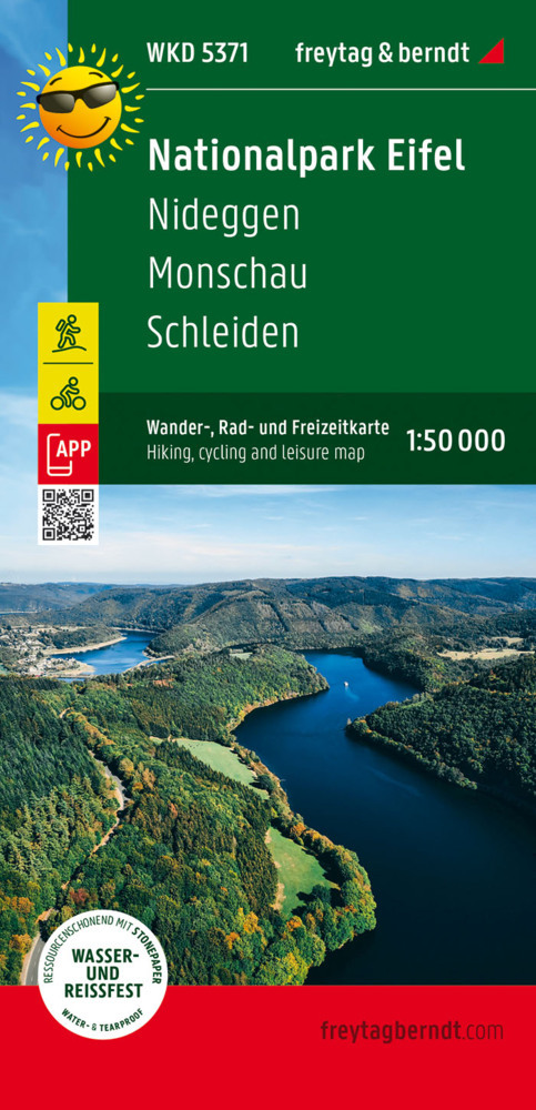 Online bestellen: Wandelkaart Nationalpark Eifel | Freytag & Berndt