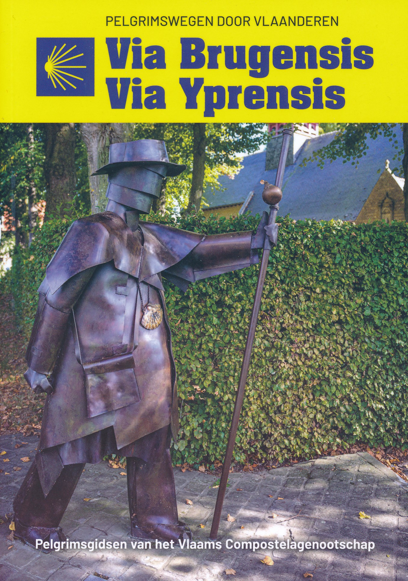 Online bestellen: Pelgrimsroute - Wandelgids Via Brugensis - Via Yprensis | Vlaams Compostelagenootschap