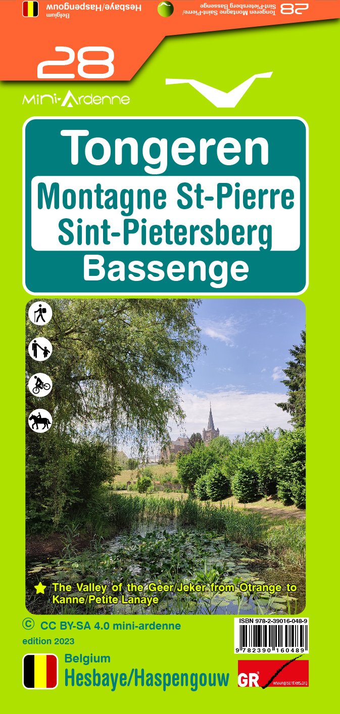 Online bestellen: Wandelkaart 28 Tongeren - St Pietersberg - Bassenge | Mini-Ardenne