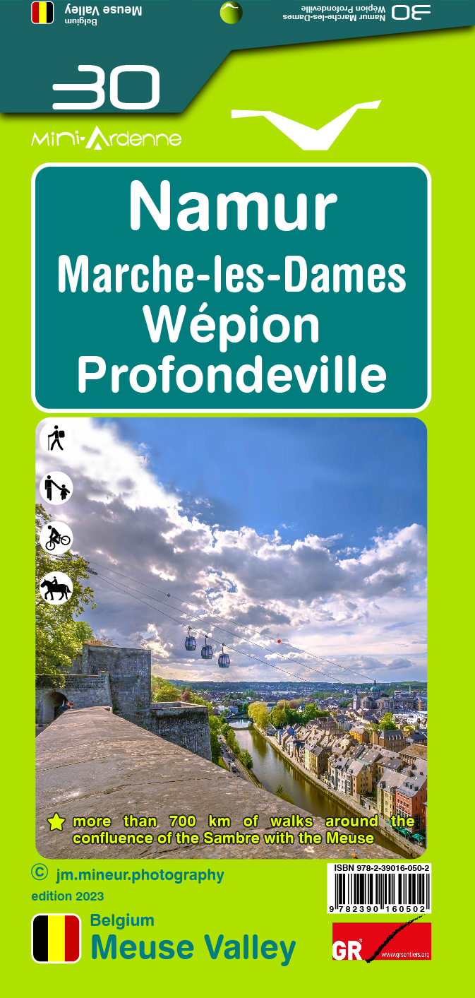 Online bestellen: Wandelkaart 30 Namur - Namen | Mini-Ardenne