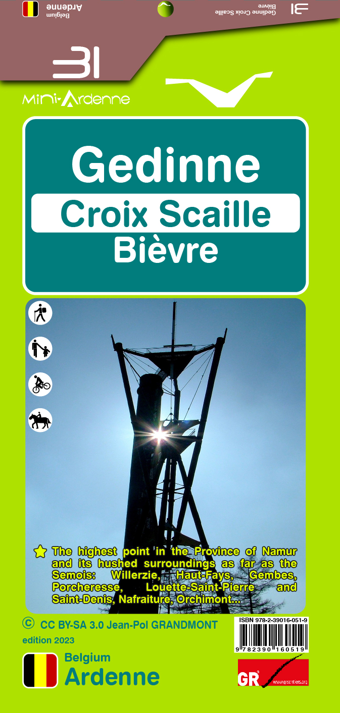 Online bestellen: Wandelkaart 31 Gedinne - Croix Scaille - Bievre | Mini-Ardenne