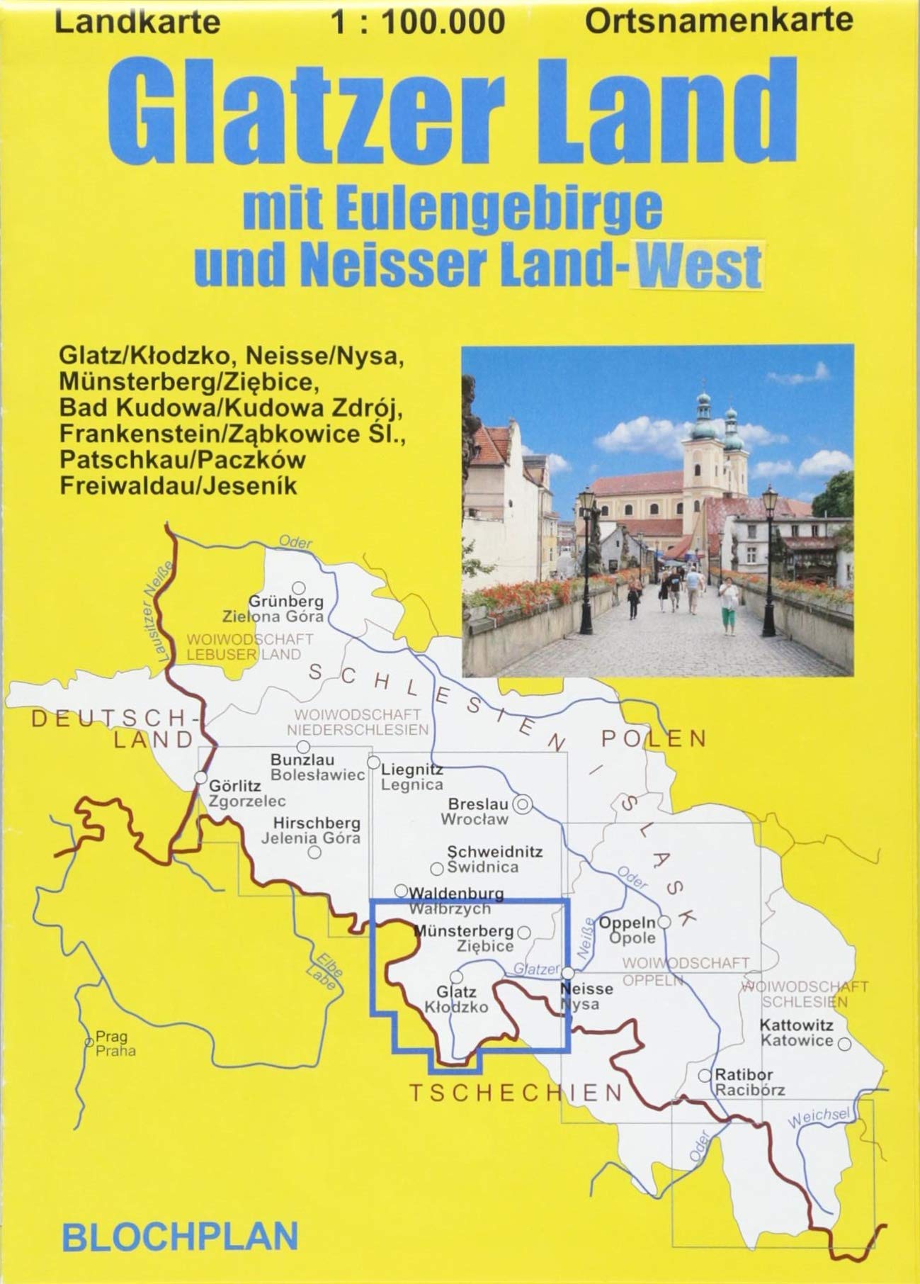 Online bestellen: Wegenkaart - landkaart Glatzer Land | Blochplan