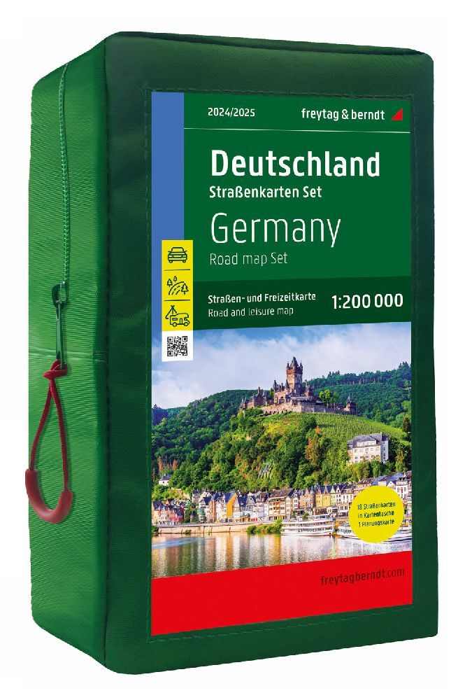 Online bestellen: Wegenkaart - landkaart kaartenset Duitsland - Deutschland | Freytag & Berndt