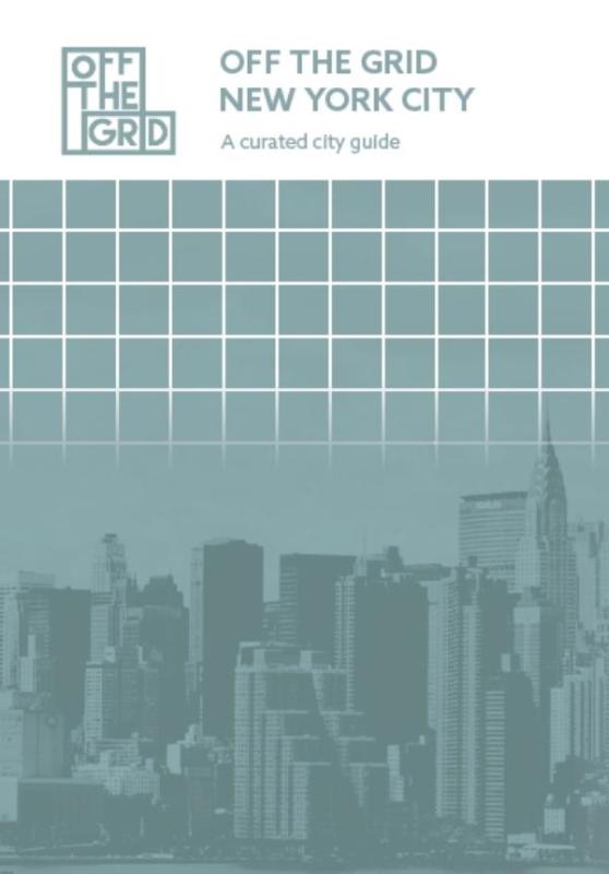 Online bestellen: Reisgids Off the grid guides New York City | Pumbo